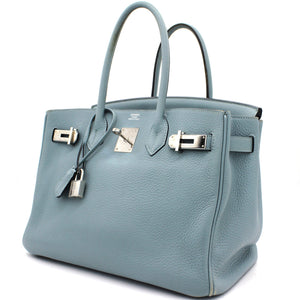 Togo Leather Birkin 30 Blue