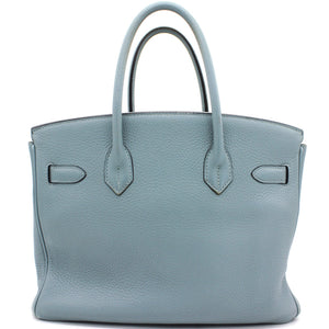 Togo Leather Birkin 30 Blue