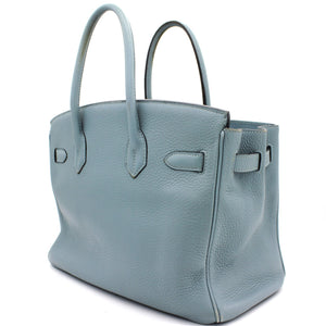 Togo Leather Birkin 30 Blue