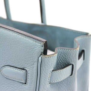 Togo Leather Birkin 30 Blue