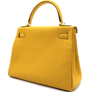 Clemence Leather Kelly 28 Bag 9D