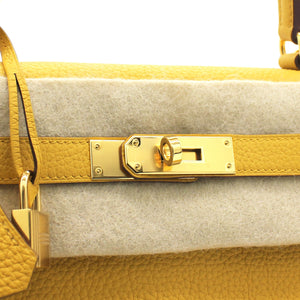 Clemence Leather Kelly 28 Bag 9D