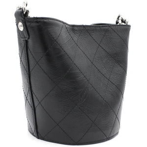 Leather Small Calfskin Bucket Bag
