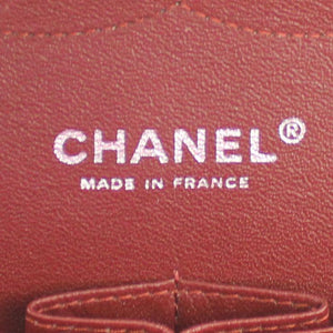 Classic Jumbo Double Flap Red Lambskin Leather Bag