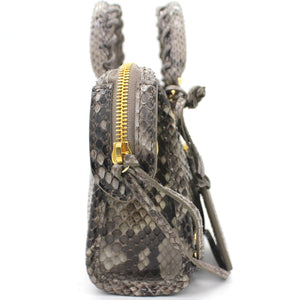 Snakeskin Classic Nano City Tote Bag