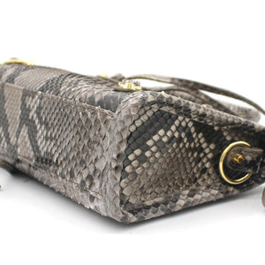 Snakeskin Classic Nano City Tote Bag