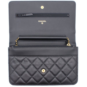 Aged Calfskin Reissue Wallet On Chain WOC Black