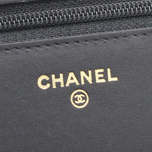 Aged Calfskin Reissue Wallet On Chain WOC Black