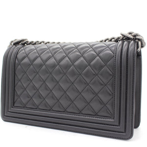 Quilted Medium Boy Bag Lambskin