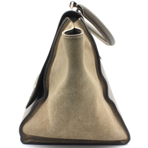 Calfskin Leather Medium Trapeze Souris