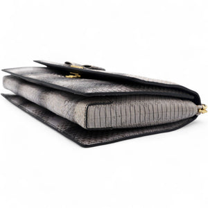 Grey Python Woc Ginny Crossbody Bag