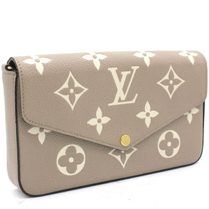Felicie Pochette Bicolor Monogram Empreinte Leather