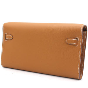 Kelly to Go Gold Epsom Leather