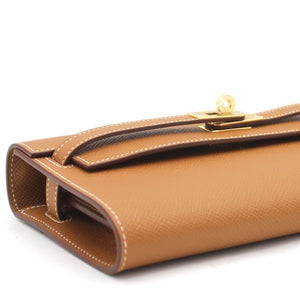 Kelly to Go Gold Epsom Leather