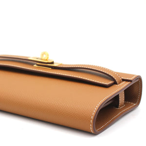 Kelly to Go Gold Epsom Leather