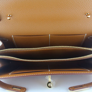 Kelly to Go Gold Epsom Leather