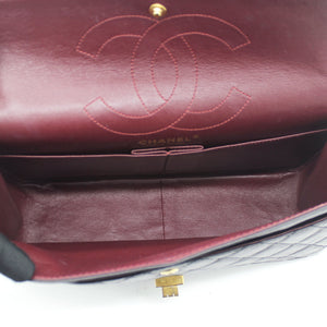 Black Quilted Crinkled Leather 226 Classic Reissue 2.55 Flap Bag