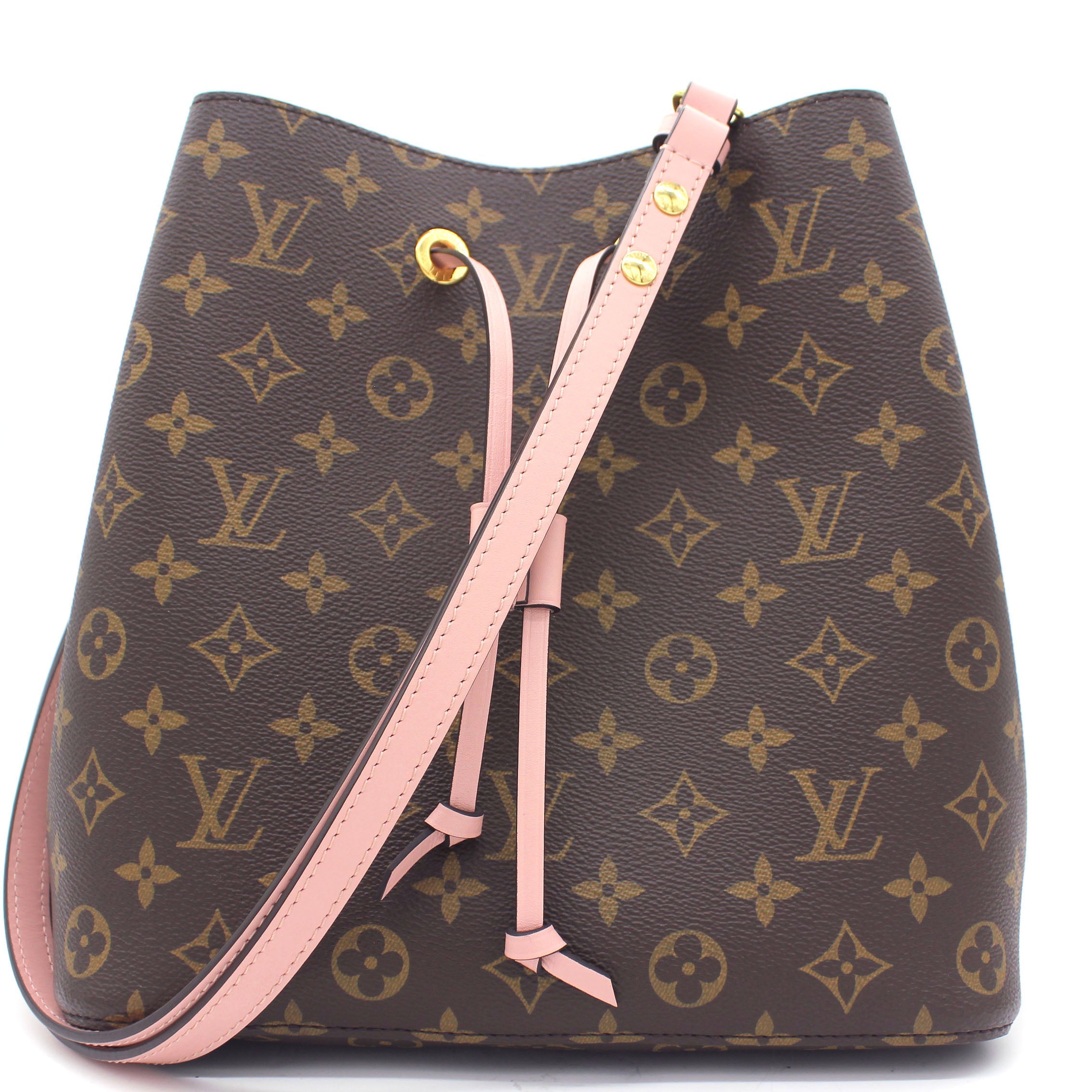 NéoNoé Monogram Shoulder Bag Pink