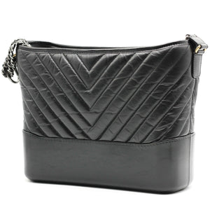 Gabrielle Chevron Medium Hobo Bag