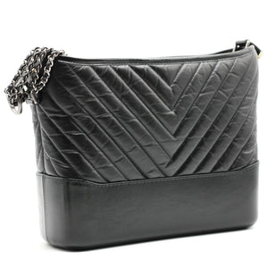 Gabrielle Chevron Medium Hobo Bag