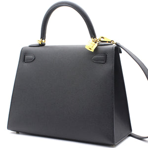 Epsom Leather Kelly 28 Black