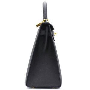 Epsom Leather Kelly 28 Black