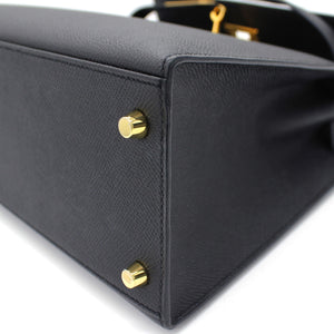 Epsom Leather Kelly 28 Black
