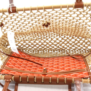 Goyardine Net Aligre Tote Orange