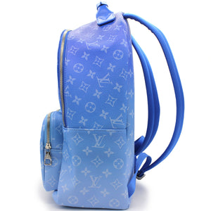 Backpack Multipockets Clouds Monogram Blue