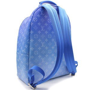 Backpack Multipockets Clouds Monogram Blue