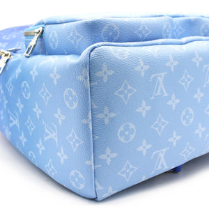 Backpack Multipockets Clouds Monogram Blue