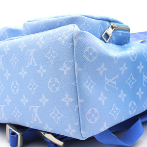 Backpack Multipockets Clouds Monogram Blue