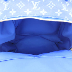 Backpack Multipockets Clouds Monogram Blue