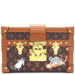 Catogram Petite Malle Orange Marron