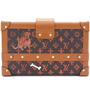 Catogram Petite Malle Orange Marron