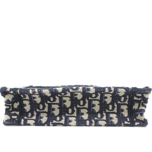 Oblique Mini Book Tote Blue Multicolor