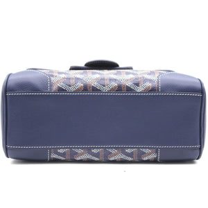 Blue Goyardine Mini Saigon Bag