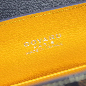 Blue Goyardine Mini Saigon Bag