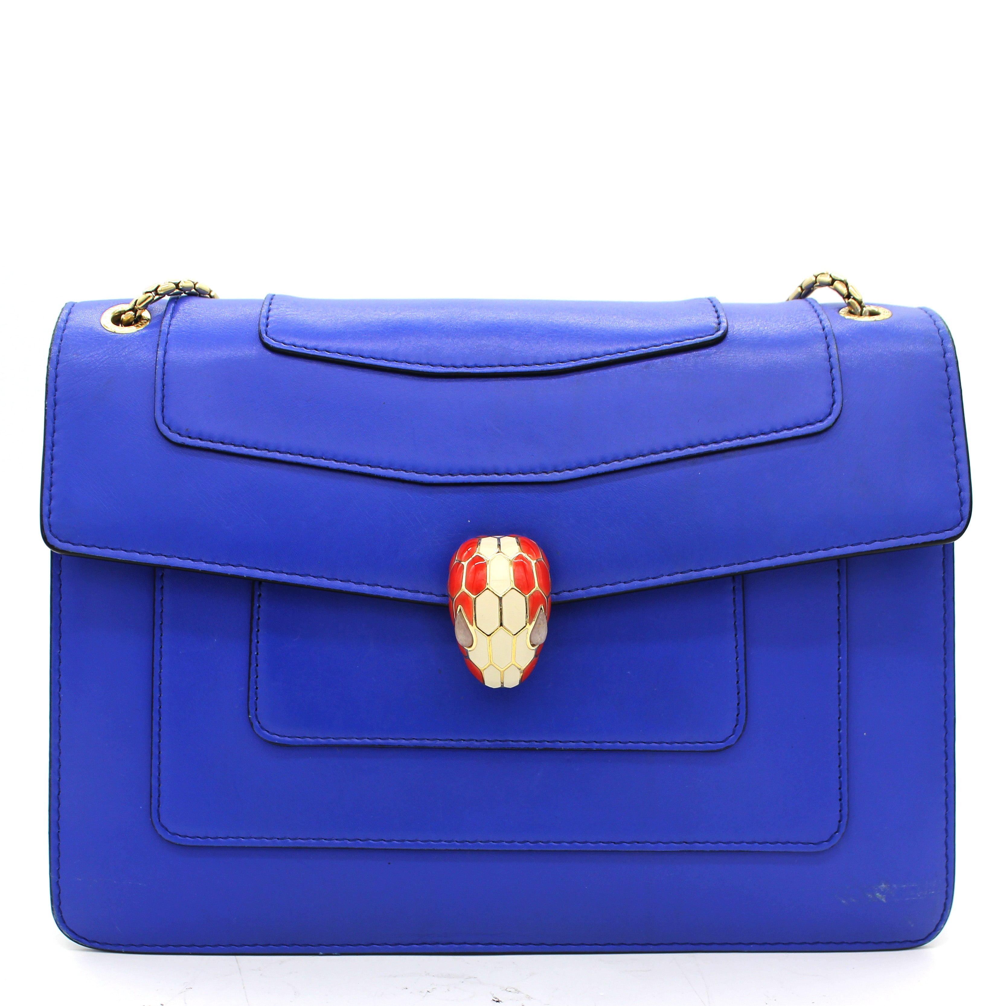Serpenti Forever Shoulder Bag Blue