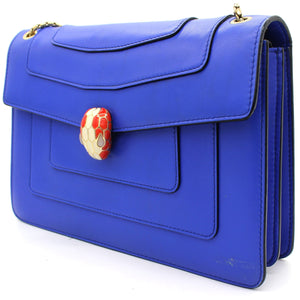 Serpenti Forever Shoulder Bag Blue