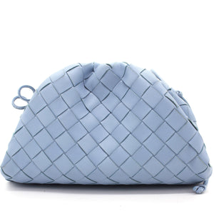 Nappa Intrecciato The Mini Pouch Blue