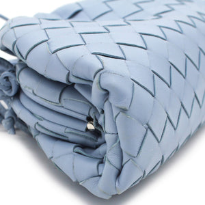 Nappa Intrecciato The Mini Pouch Blue