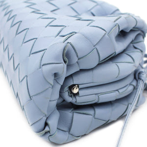 Nappa Intrecciato The Mini Pouch Blue