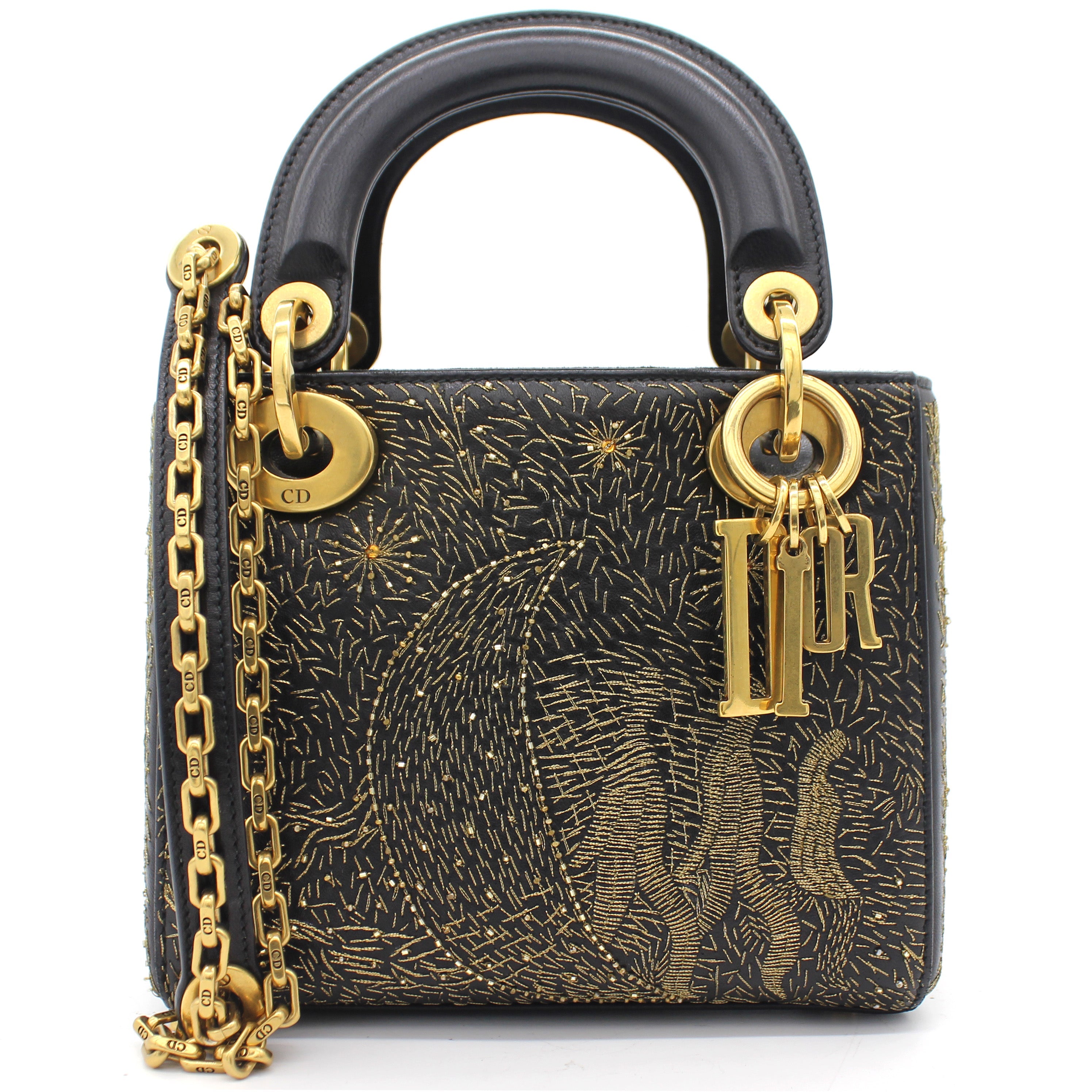 Limited Edition Mini Lady Dior The moon in my eyes Bag