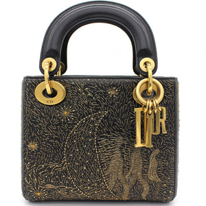 Limited Edition Mini Lady Dior The moon in my eyes Bag