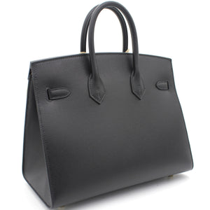 Birkin 25 tote bag Madame Noir