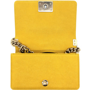 Chevron Small Boy Flap Yellow