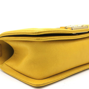 Chevron Small Boy Flap Yellow