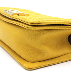 Chevron Small Boy Flap Yellow