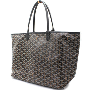 Black Goyardine Coated Canvas St. Louis PM Tote